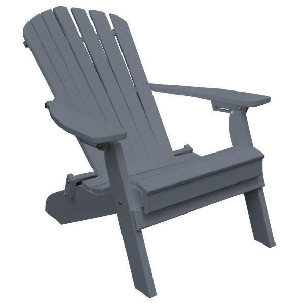 A & L Furniture Poly Folding/Reclining Adirondack Chair