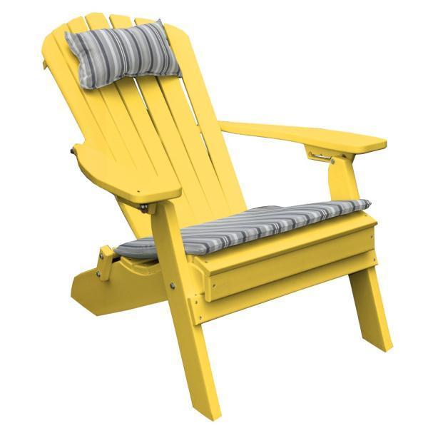 A & L Furniture Poly Folding/Reclining Adirondack Chair