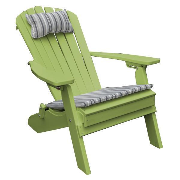 A & L Furniture Poly Folding/Reclining Adirondack Chair