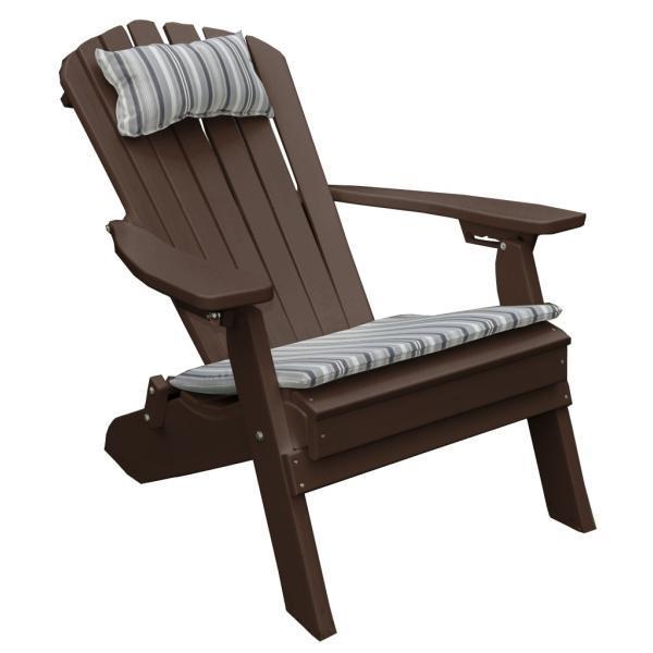 A & L Furniture Poly Folding/Reclining Adirondack Chair