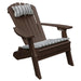 A & L Furniture Poly Folding/Reclining Adirondack Chair