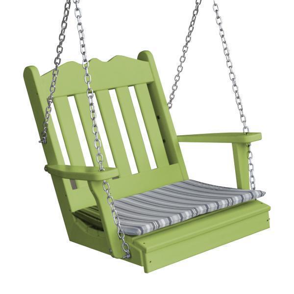 A & L Furniture Poly Royal English Chair Swing