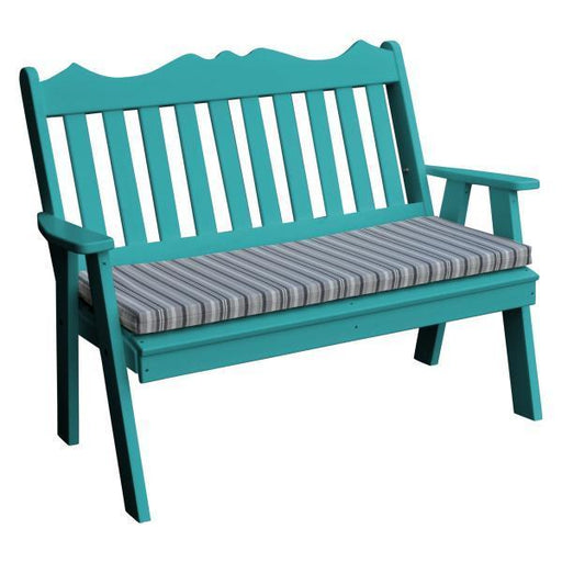 A & L Furniture Poly Royal English Garden Bench