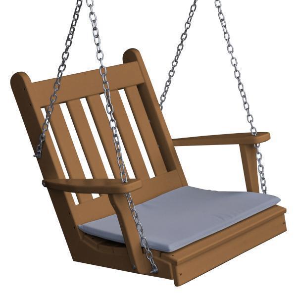 A & L Furniture Poly Traditional English Chair Swing