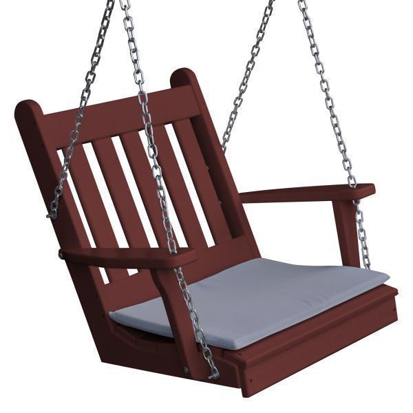 A & L Furniture Poly Traditional English Chair Swing