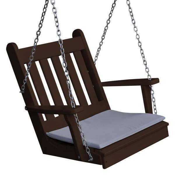 A & L Furniture Poly Traditional English Chair Swing