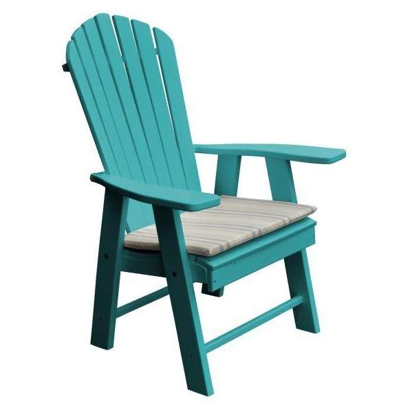 A & L Furniture Poly Upright Adirondack Chair