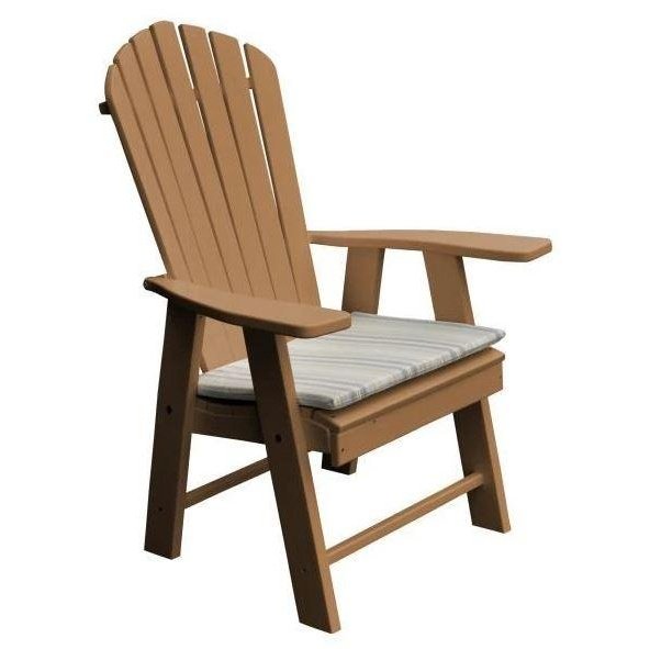 A & L Furniture Poly Upright Adirondack Chair