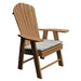A & L Furniture Poly Upright Adirondack Chair
