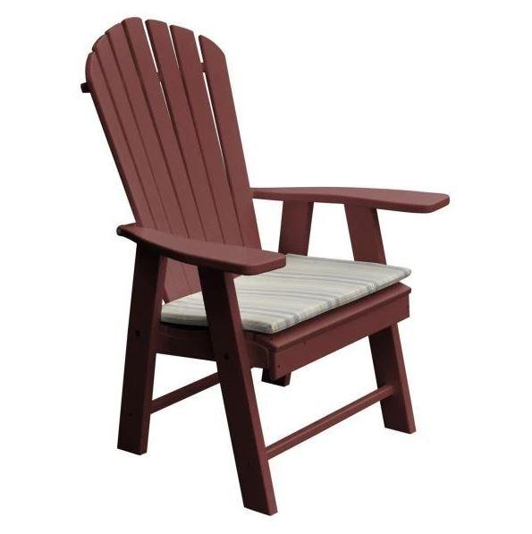 A & L Furniture Poly Upright Adirondack Chair