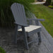 A & L Furniture Poly Upright Adirondack Chair