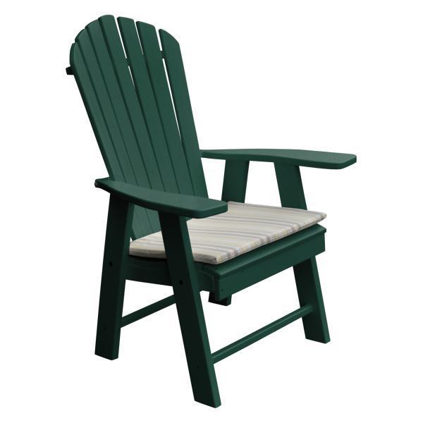A & L Furniture Poly Upright Adirondack Chair