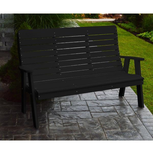 A & L Furniture Poly Winston Garden Bench