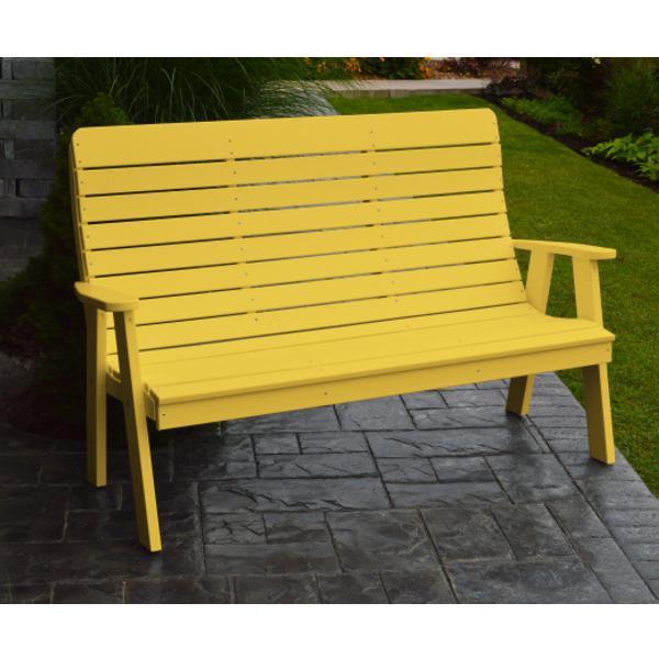 A & L Furniture Poly Winston Garden Bench