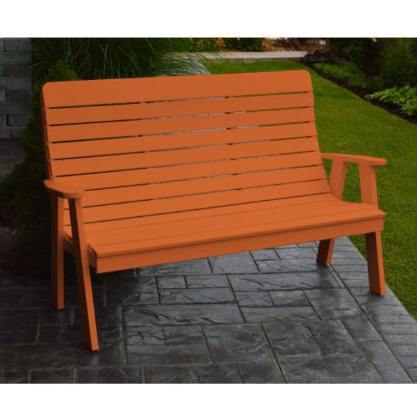 A & L Furniture Poly Winston Garden Bench