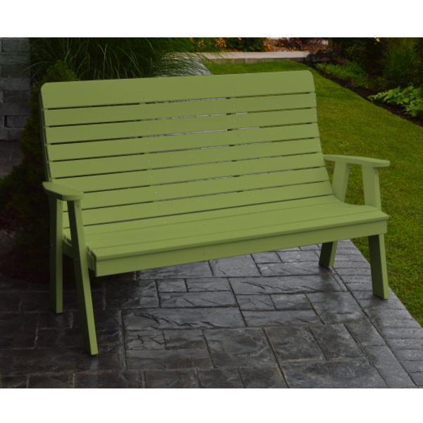 A & L Furniture Poly Winston Garden Bench