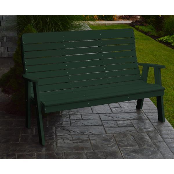 A & L Furniture Poly Winston Garden Bench