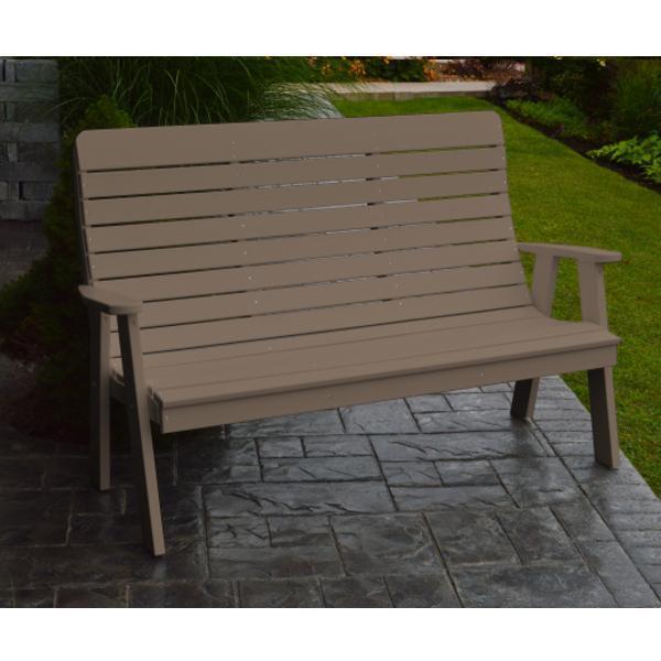 A & L Furniture Poly Winston Garden Bench