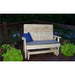 A & L Furniture Pressure Treated Pine Highback Glider