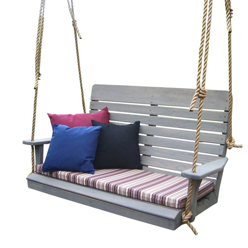 A & L Furniture Pressure Treated Pine Highback Porch Swing