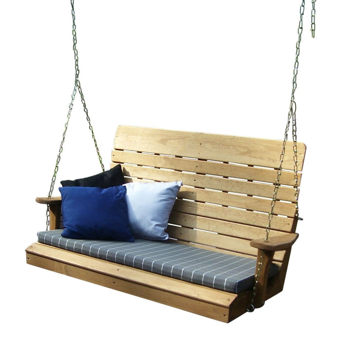 A & L Furniture Pressure Treated Pine Highback Porch Swing