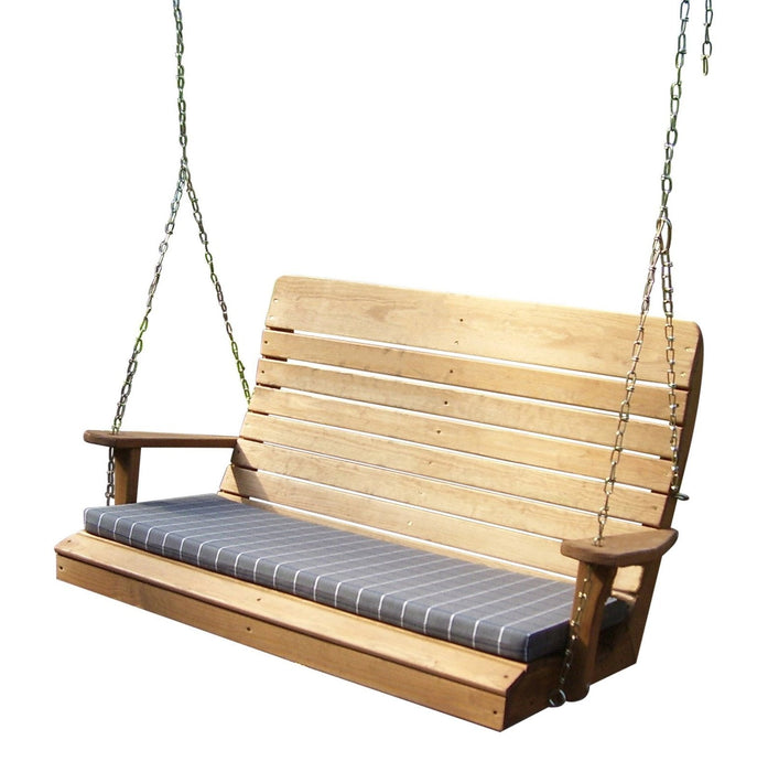 A & L Furniture Pressure Treated Pine Highback Porch Swing