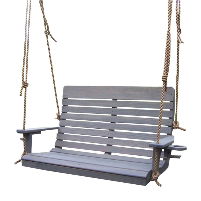 A & L Furniture Pressure Treated Pine Highback Porch Swing