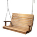 A & L Furniture Pressure Treated Pine Highback Porch Swing