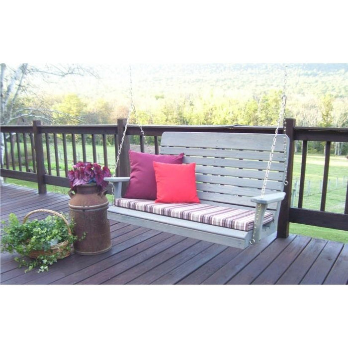 A & L Furniture Pressure Treated Pine Highback Porch Swing
