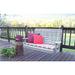 A & L Furniture Pressure Treated Pine Highback Porch Swing