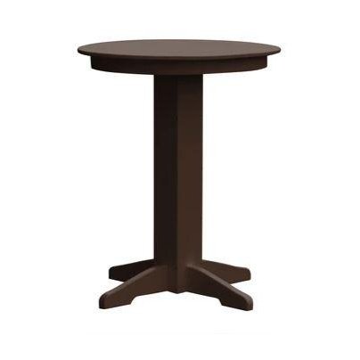 A & L Furniture Round Bar Table- Specify for FREE 2" Umbrella Hole