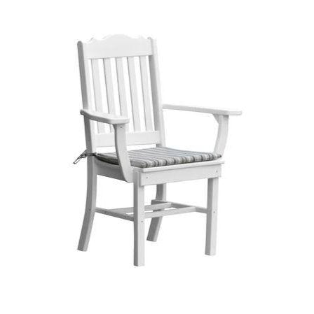 A & L Furniture Royal Dining Chair w/ Arms