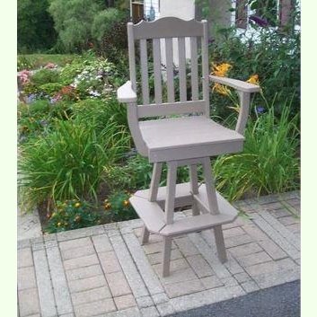 A & L Furniture Royal Swivel Bar Chair w/ Arms