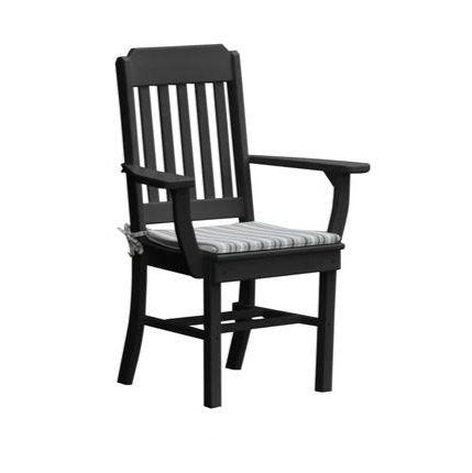 A & L Furniture Traditional Dining Chair w/ Arms