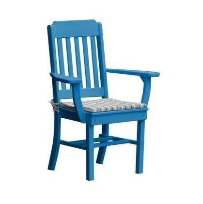 A & L Furniture Traditional Dining Chair w/ Arms