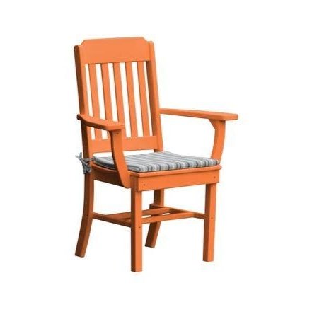 A & L Furniture Traditional Dining Chair w/ Arms