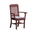 A & L Furniture Traditional Dining Chair w/ Arms