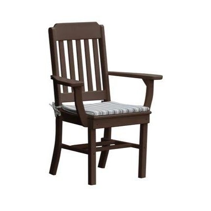 A & L Furniture Traditional Dining Chair w/ Arms
