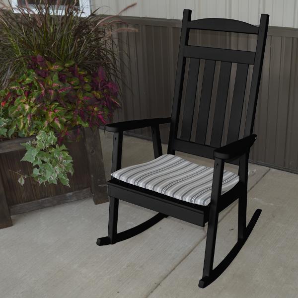 A & L Furniture Yellow Pine Classic Porch Rocker