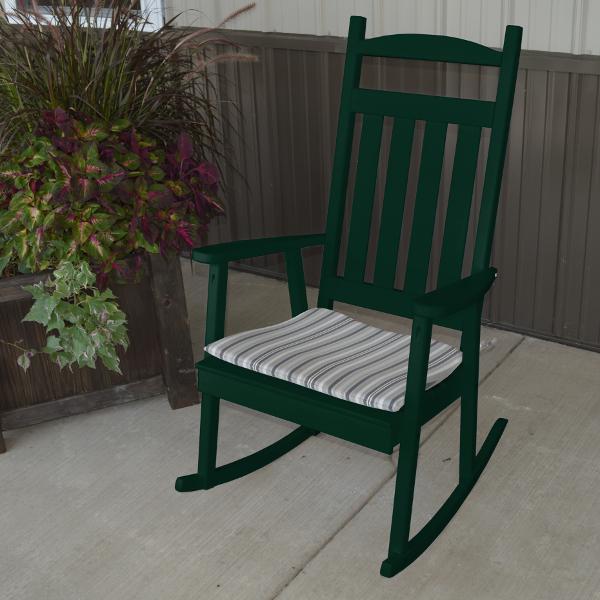 A & L Furniture Yellow Pine Classic Porch Rocker