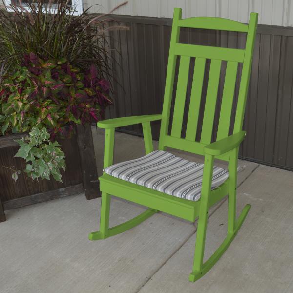 A & L Furniture Yellow Pine Classic Porch Rocker