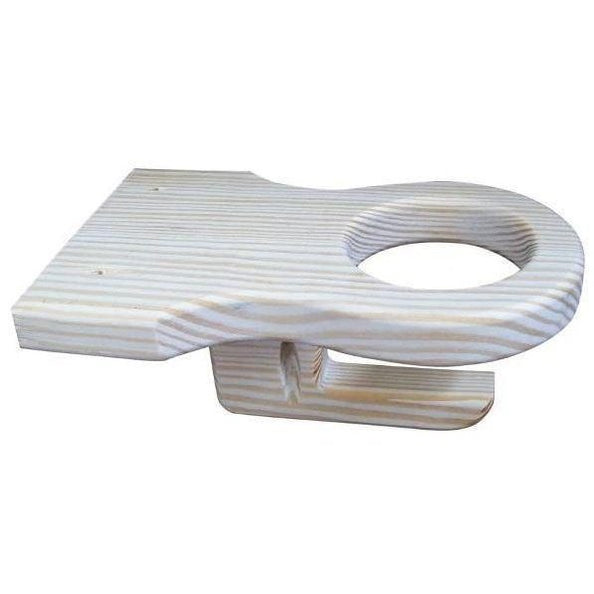 A & L Furniture Yellow Pine Cup Holder