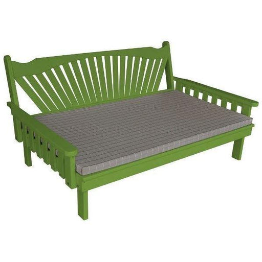 A & L Furniture Yellow Pine Fanback Daybed