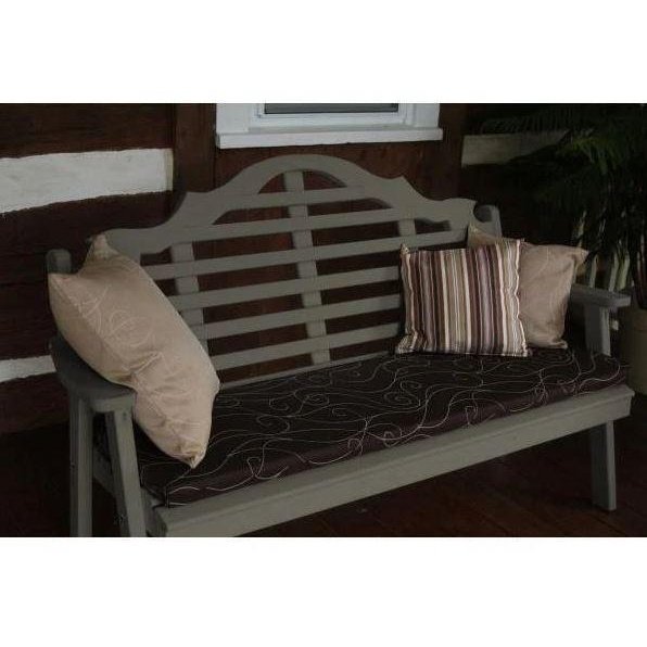 A & L Furniture Yellow Pine Marlboro Garden Bench
