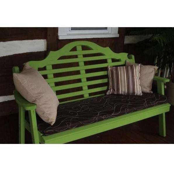 A & L Furniture Yellow Pine Marlboro Garden Bench