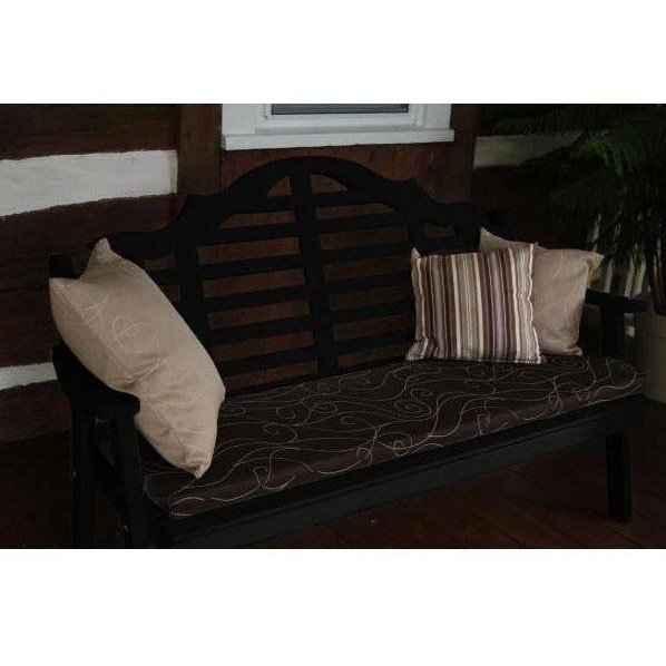 A & L Furniture Yellow Pine Marlboro Garden Bench