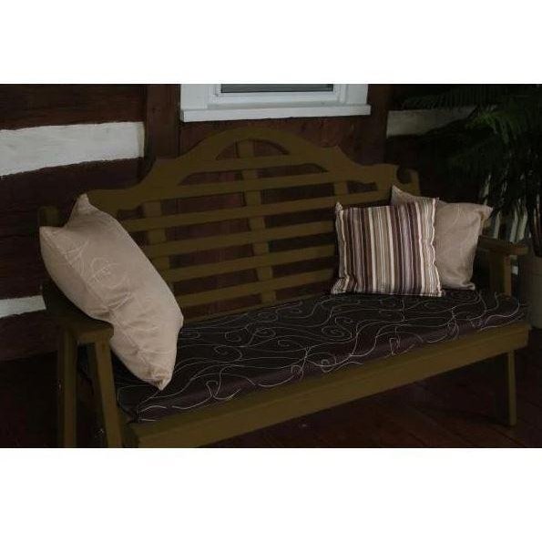 A & L Furniture Yellow Pine Marlboro Garden Bench