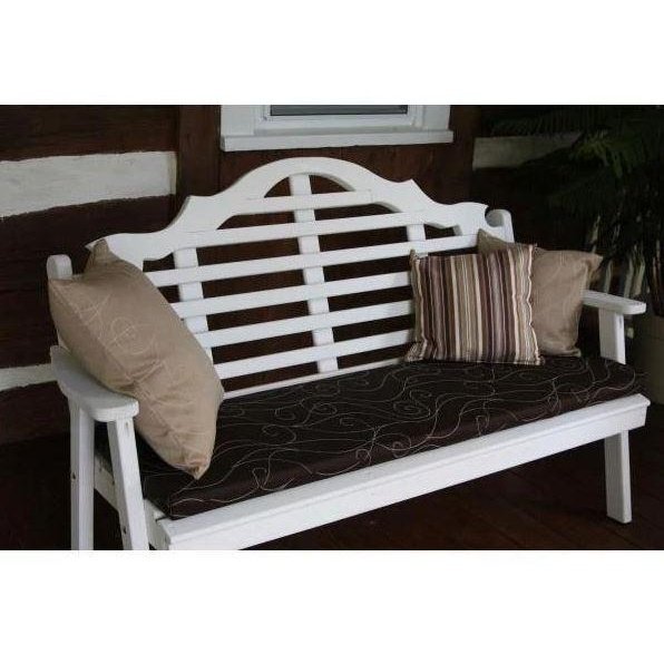A & L Furniture Yellow Pine Marlboro Garden Bench
