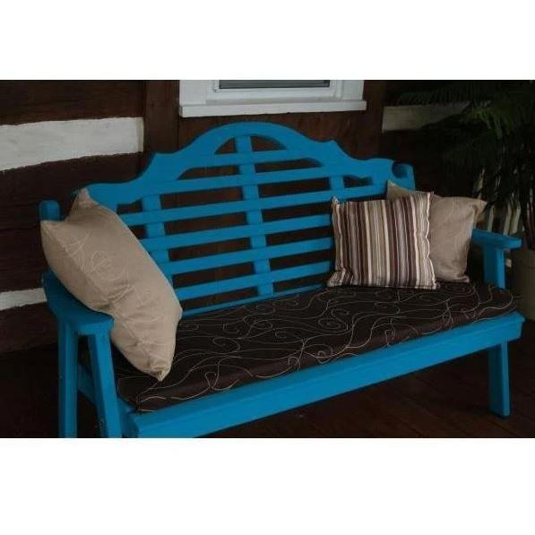 A & L Furniture Yellow Pine Marlboro Garden Bench
