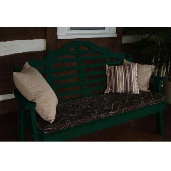 A & L Furniture Yellow Pine Marlboro Garden Bench